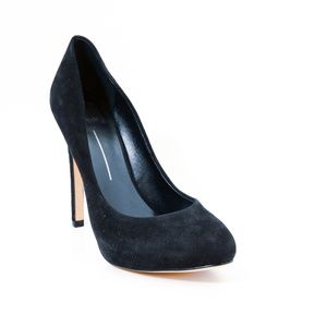 Dolce Vita Rosetta Black Suede Size 8.5